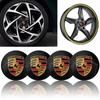4Pcs 56MM Car Wheel Center Hub Caps Rim Caps Covers Emblem For Porsche Boxster Cayenne Panamera Macan Cayman 911 918 996 917 991
