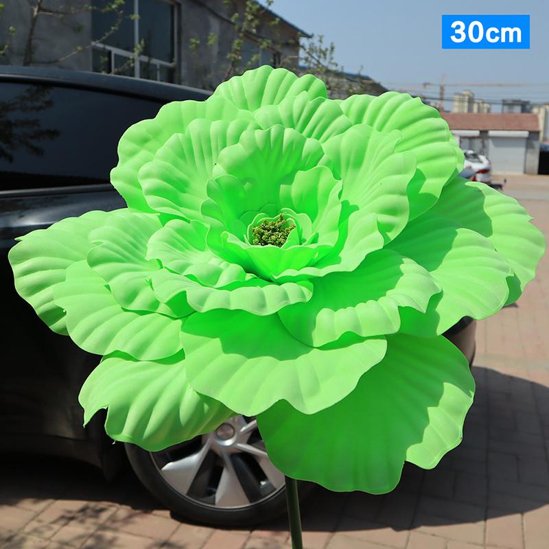 30/40cm Künstliche Pfingstrose Hochzeitsfeier Große Blumen-Show-Requisiten DIY-Fälschung Blumen Hochzeitsfenster Hintergrundwand Dekoration