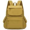 Schoolbag New Casual Versatile Backpack Commuter Solid Color Simple Backpack Women's Large Capacity Lightweight Student School Bag