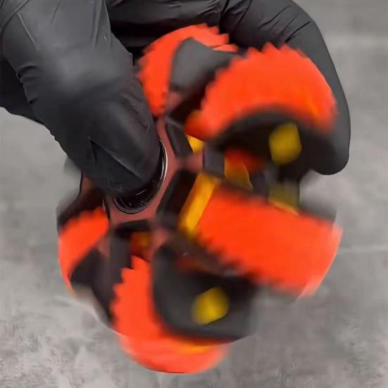 3D Printed Fidget Spinner Toy Anxiety Stress Relief Gear Spinning Toy Portable Travel Home Office Finger Roller EDC Desk