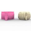 Innovative Silicone Moulds Flower Vase Molds Fish Shape Flexible Ornament Molds Unique Flowerpot Moulds for Crafting