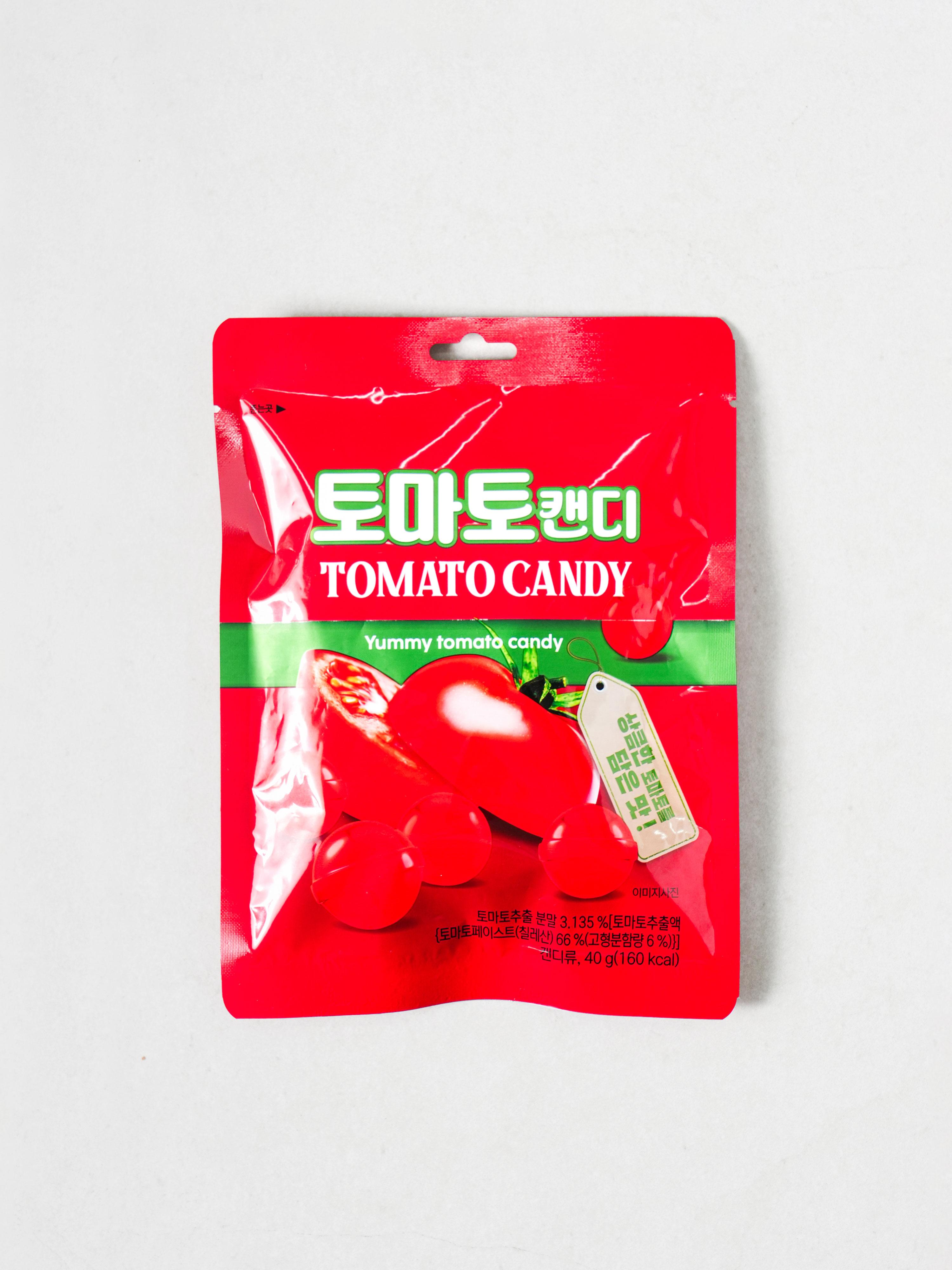 Tomato Flavor Candy 40g - Sweet & Tangy Delight 1ea