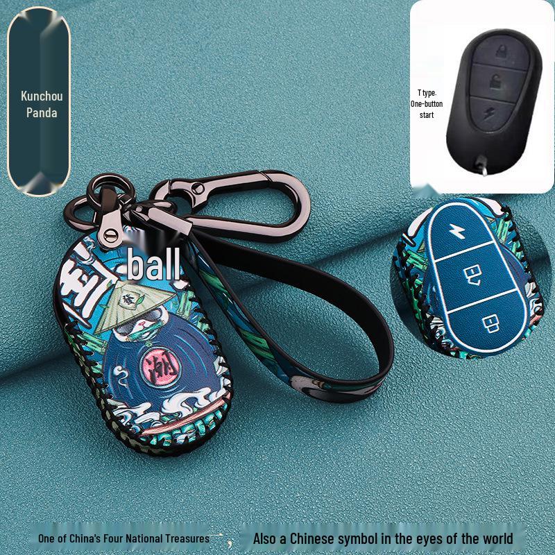 

Пятизвездочный бриллиантовый леопардовый чехол для ключа электронного транспортного средства для моделей Lima, Luyuan, Xiaodao, Tailing Standard