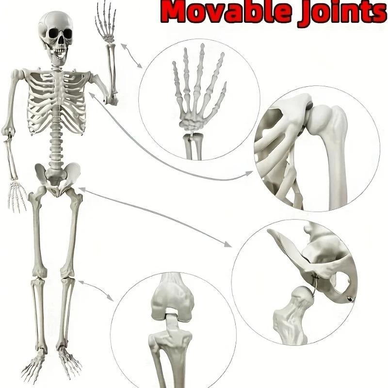 90cm High-Quality Skeleton Model Decoration Fake Sculpture for Home Garden Haunted House Decorative Horror Theme