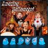 Halloween Mini Ghost Figures with Box Miniature Glow-in-The-Dark Ghost Figurine Luminous Tiny Ghost