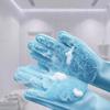 Silicone Pet Grooming Gloves Dog Cat Bath Shampoo Brush Hair Remover Massage Cleaning Scrubber