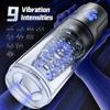 Upgrade 3 In 1 Male Masturbator Sex Toy with App Control Realistic Blowjob Machine 9 Thrusting Rotating & Vibrating Male Stroker