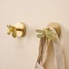Leaf Ginkgo Brass Angel Bird Dragonfly Wall Hook With Adhesive For Door Decor