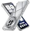 Case for Nothing Phone 3a Pro, Shockproof Slim Silicone Reinforced Corners Transparent