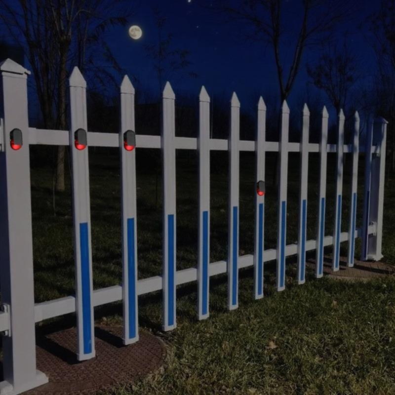 Solarbetriebenes LED-Sicherheitslicht fürs Auto – Universelles Diebstahlwarnsystem mit doppelter Aufladung (Rot blau)