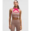 Lululemon Bend This SCoop And SquAre BrA  Light Support  A C Cups Ashen Rose