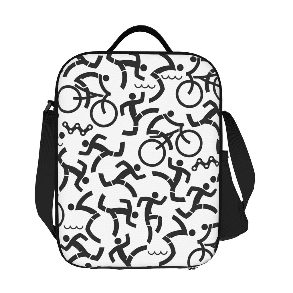 Bag for Sports with a Design That Avoids Contact with Food. (Non-Food Contact), Lunch Bag For Men Transparent, Lunch Bag