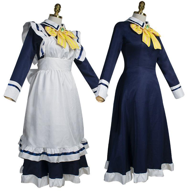 Oblečení pro služky Muži nosí Cosplay Roztomilé japonské šaty Lolita Anime Oblečení pro služky Loli Black Maid Oblečení Lolita Kawaii Gothic