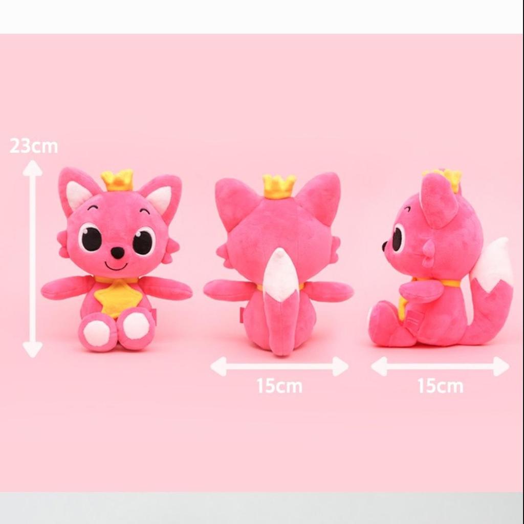[Pinkfong] Păpușă de pluș Baby Shark/Wonder Star/Bebefinn/Jenny, 33cm