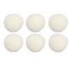6Pcs Wool Drying Balls Reusable Skin Friendly Static Reduction Time Saving Fabric Softener Ball for