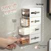 Wall-Mounted Bathroom Storage Box for Cotton Swabs, Hair Accessories, and Sundries