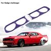 Purple Front Headlight Panel Trim Frame for Dodge Challenger 2009-14 Accessories