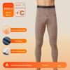 Men's Cashmere Silk Velvet Thermal Pants with Knee Pads