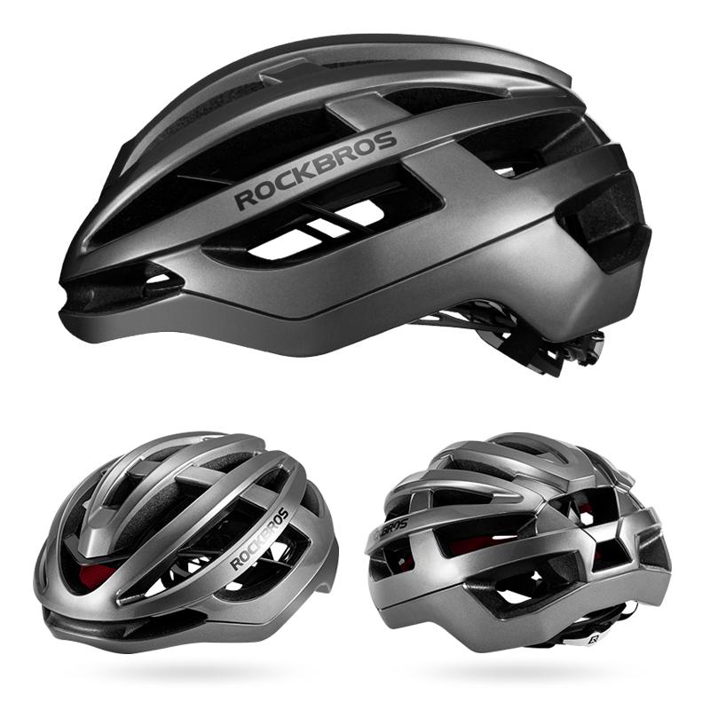 ROCKBROS Fahrradhelm Integral geformt Ultraleichthelm Atmungsaktiv Herren Damen Sicherheitskopfkappe MTB Rennrad Radsporthelm