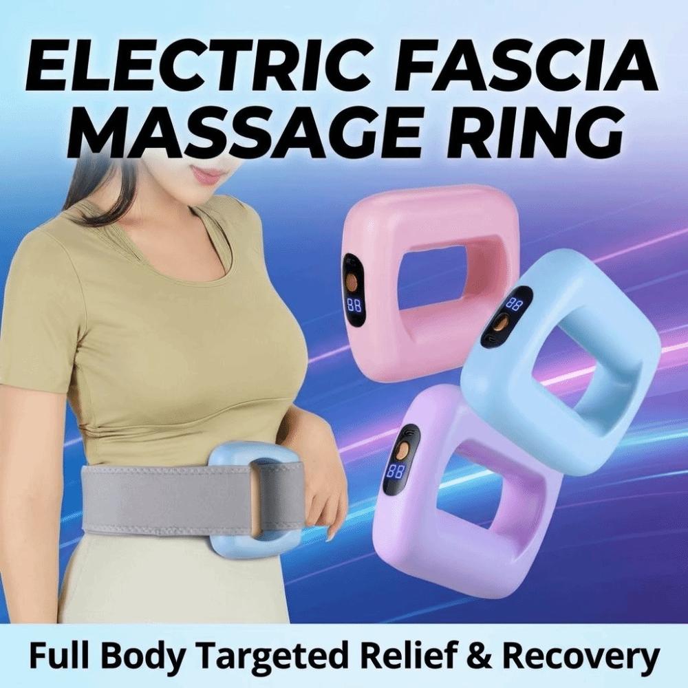 Ergonomic Electric Fascia Massage Ring Adjustable Speed Full-Body Fascia Ring Gym