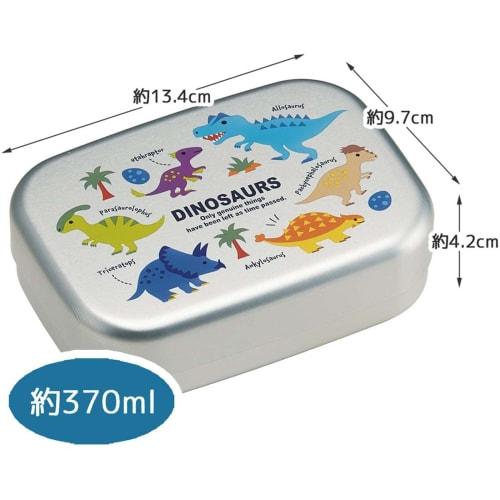 Skater Lunch Box Dinosaur Picture 370ml Aluminum Warm Storage Compatible for Children Made in Japan ALB5NV-A