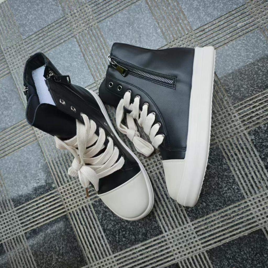 Fashion Women Black Sneakers 44 Chaussure Femme Women Sneakers Zipper Canvas Casual Shoes Woman Spring Ladies Shoe
