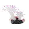 Fish Tank Silicone Coral Concrete Base Simulation Plant Decoration Aquarium Ornaments White