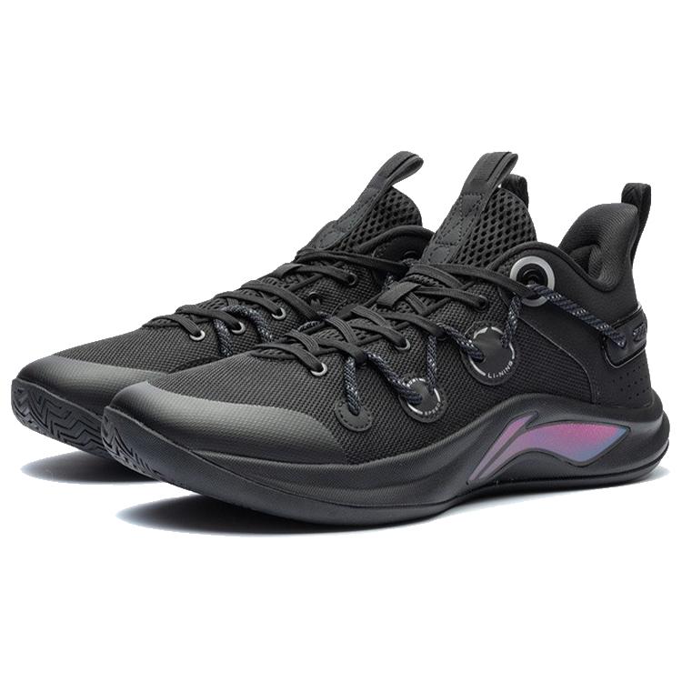 Li Ning Speed Team Textile, Synthetic Leather Cushioning Slip Resistant Abrasion Resistant Breathable Rebound Low Top ABPR045-2