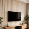Self-Adhesive Wood Grain Wall Panels Waterproof Grille Sticker For Tv Background Living Room Bedroom Home Decor