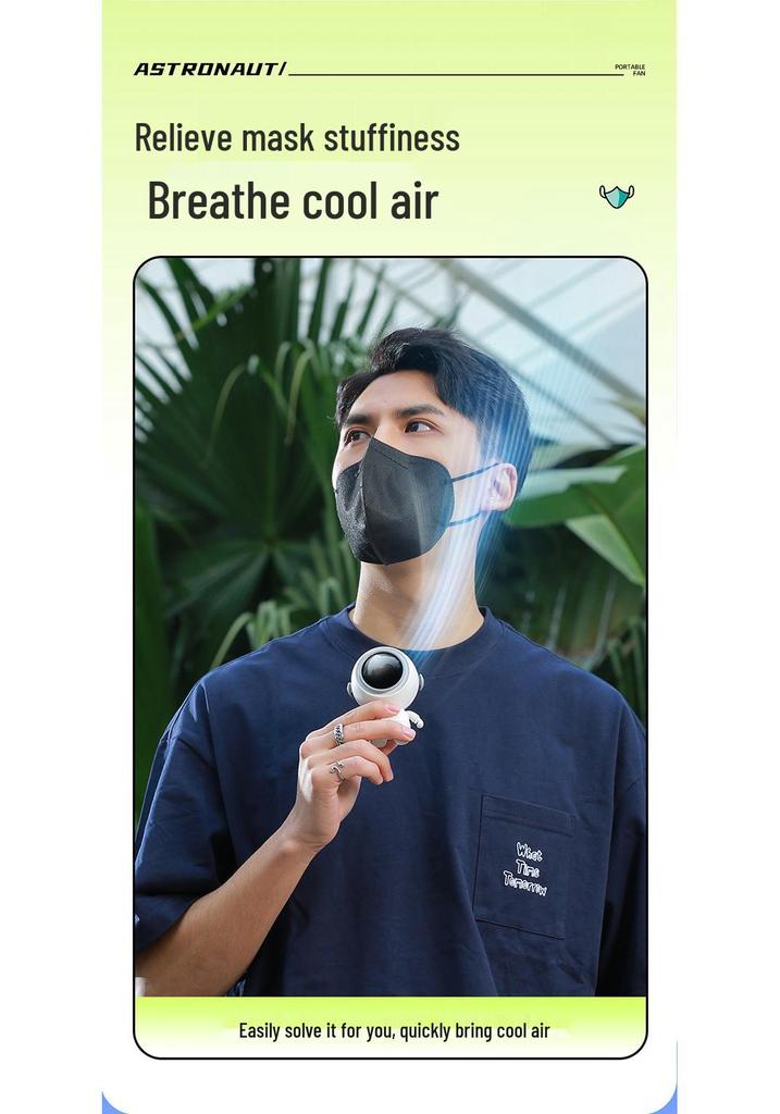 Astronaut USB Mini Bladeless Portable Handheld Cooling Fan