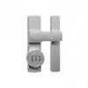 Drill Combination Latch Easy Installation Keyless Hasp Lock Zinc Alloy Construction 90 Degree