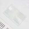 3X PVC Fresnel Lens Magnifier Pocket Credit Card Size PVC Frame Lightweight High Safety Square Lens Shape Magnifier