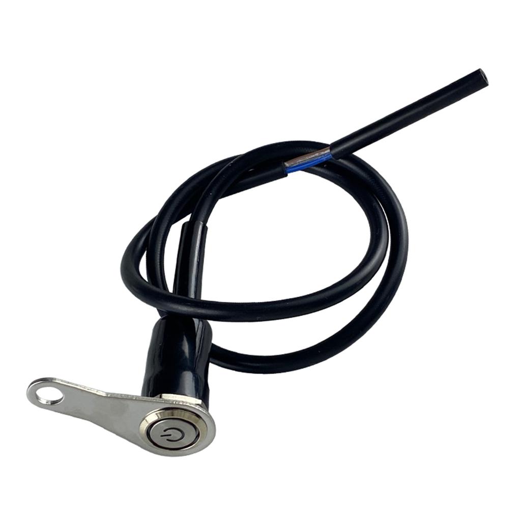 Motorcycle Handlebar Switch Self-return Reset Button Aluminum Alloy for Horn Engine Power Start Kill Switches Waterproof