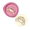 10Pcs Embossed Seal Stamp Head Scrapbooking Stamp Head for Appreciation Card Invitations Envelope Embellishment