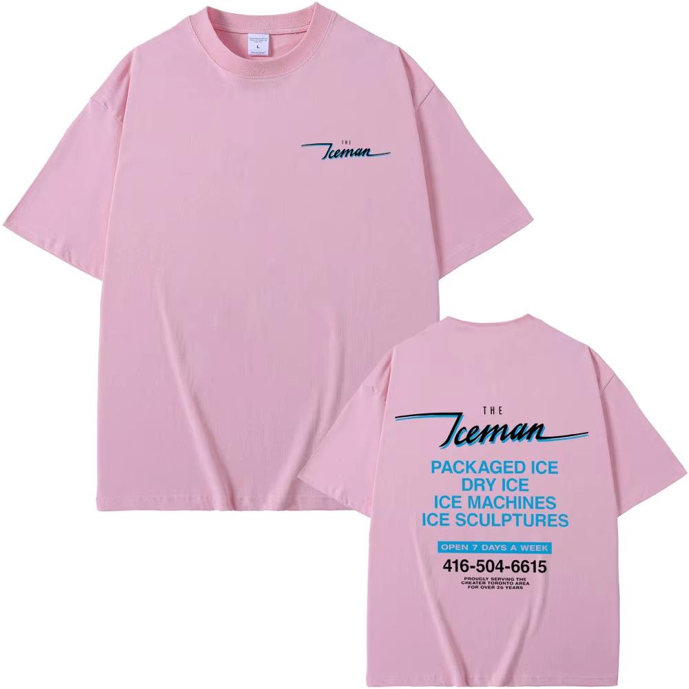 Rapper Drake ICEMAN Album Graphic Print Men's Fashion Hip‑Hop Loose Summer Casual Short‑Sleeve T-shirt