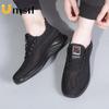 New Summer Men's Breathable Black Sneakers Non-slip Outdoor Running Shoes