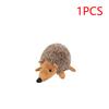 Pet Plush Interactive Toy Bite-Resistant Cartoon Hedgehog Pet Toy Dog Interactive Throwing Toy for Small Medium Size Dogs