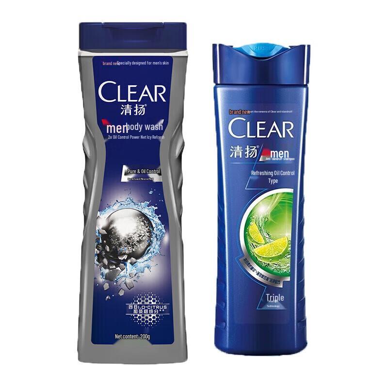 

Clear Anti-Dandruff Fresh Oil Control Shampoo & Body Wash Set