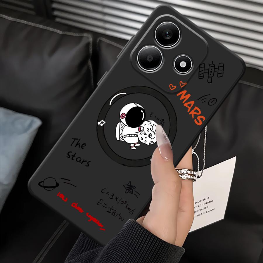 

Astronaut Phone Cover Case for Xiaomi Redmi Note 14 11S 14C 10 K40 K80 12 11 Pro 12C 13C 9 8 7 A4 A5 13 Pro Plus A1 A2 A3 12S Redmi Note 13 Pro 5G
