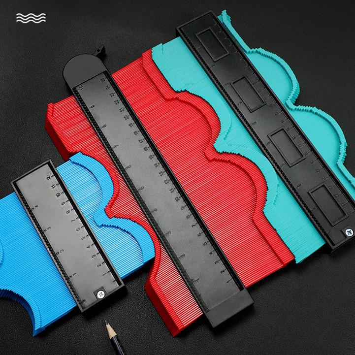 Universal Multifunctional Contour Gauge: Irregular Woodworking & Curve Measuring Ruler