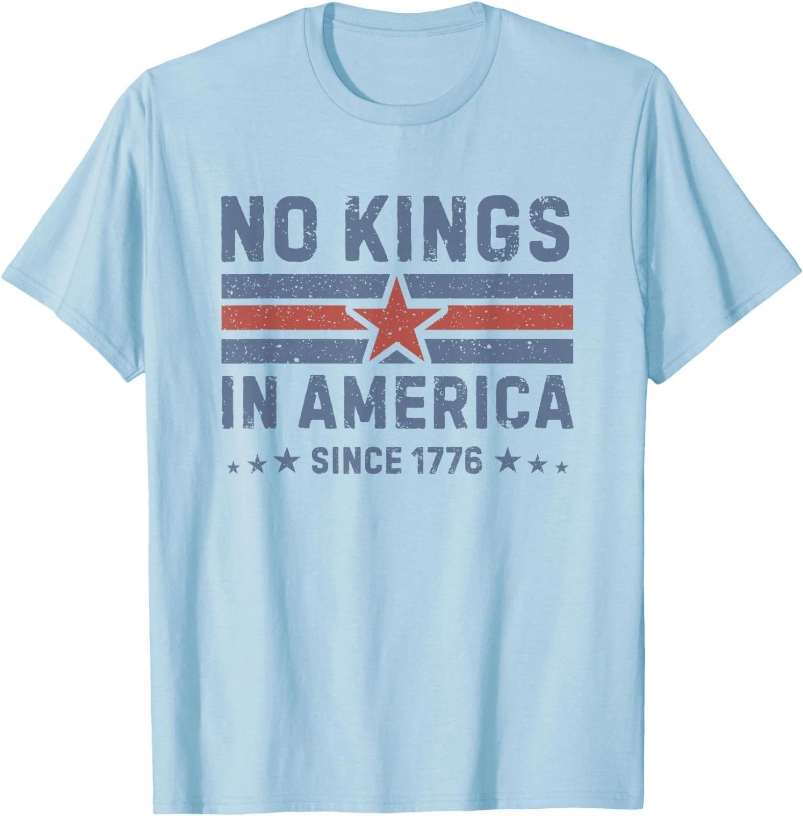 No Kings In America Since 1776 - Vintage T-Shirt S