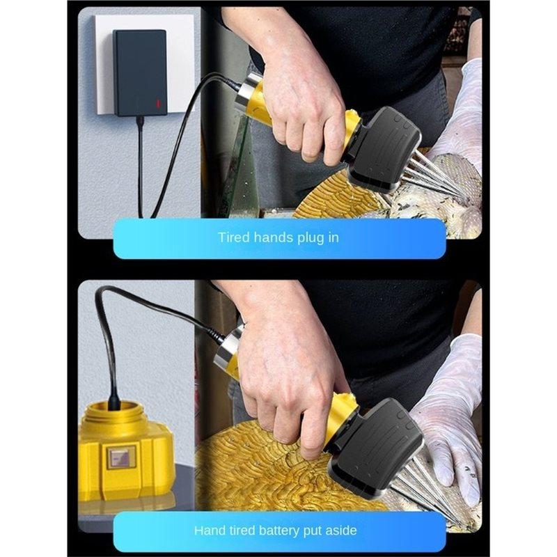BAAJ-Automatic Poultry(Chicken, Duck, Goose) Plucker Handheld Electric Plucking Machine For Home And Farm Use