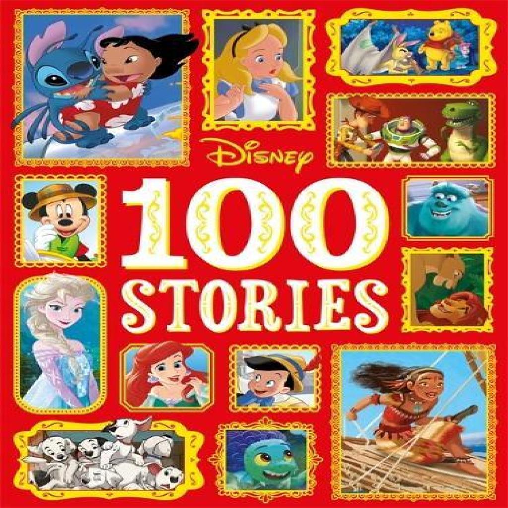 Disney 100 Stories by Walt Disney Paperback Book 9781835440124