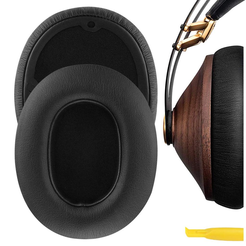 Geekria Ear Pads Compatible with Meze 99 Classics and Meze 99 Neo Headphones Ear - - Pads/Earcups (Protein Leather/Black)