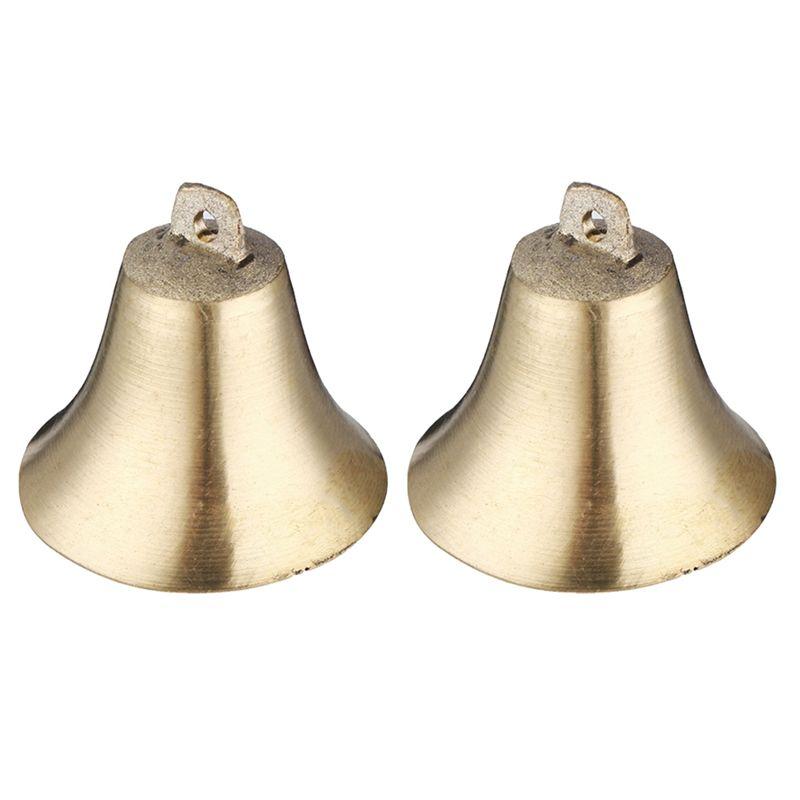 M-Modern-Diameter 5.2CM Christmas Sleigh Bell Ornament Bell Christmas Dinner Bell School Call Bell Easy To Use