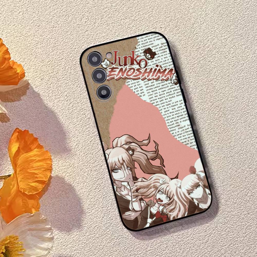 D-Danganronpa Game Junko Enoshima Phone Case For Samsung Galaxy A73,A72,A71,A70,A53,A52,A51,Others Soft Black Cover