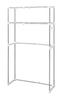 Pearl Metal Laundry Rack, Washing Machine Rack, 2-Tier with Shelf, Stainless Steel, Easy Assembly, N-7565