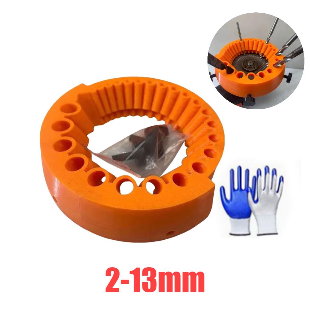 Mehrzweck Bohrer Schleifschärfer Polier Schleifwerkzeug 125mm Winkelschleifer Elektrowerkzeugteile Für 2-13mm Bohrer