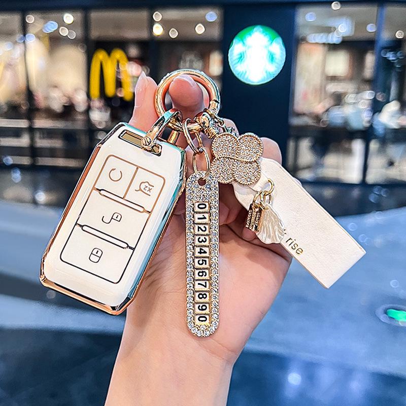 BYD Qin Fuel E1/E3, Old E2 Yuan Pro, New Energy High-End S2 Car Key Cover