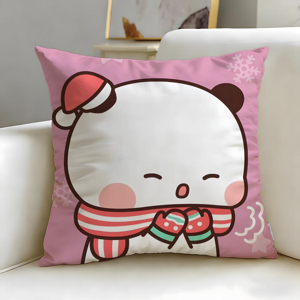 popular cartoon yier bubu Cushion Cover Soft  EasyWash Pillow Case  Versatile for Couch Bed Travel and Office